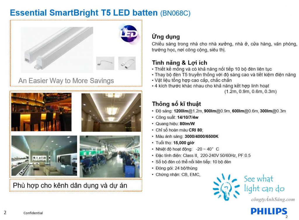mang led t5 philips bn068c congtyanhsang.com