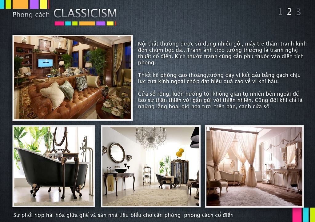 Phong cách thiết kế Art-Crafts và Classic