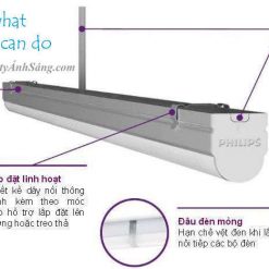 mang led philips BN012C t8 0.6m 1m2 congtyanhsang.com