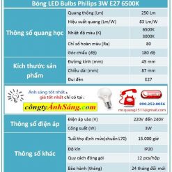 thong so Philips bulb 3w congtyanhsang.com (2)