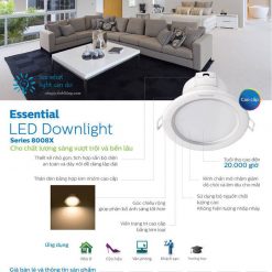 Den downlight am tran Philips 88080 88081 88082 88083 congtyanhsang.com