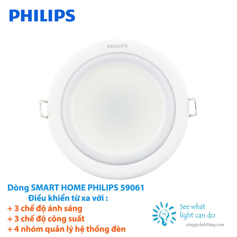 Den am tran SMART HOME PHILIPS 59061 www.congtyanhsang.com