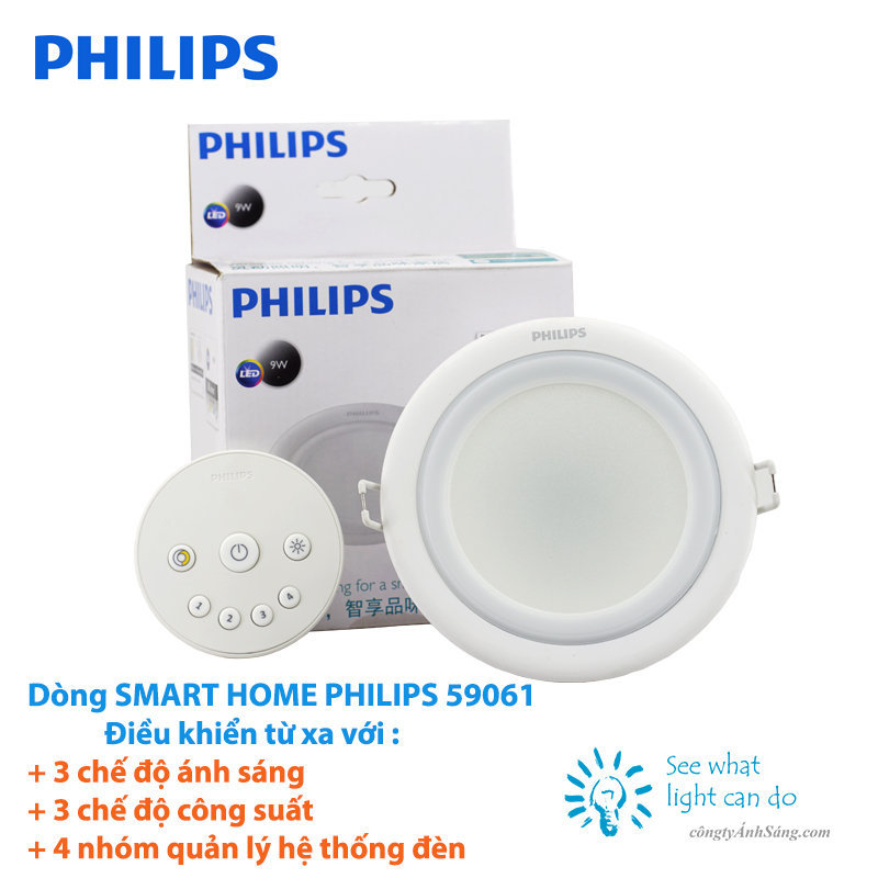Den am tran SMART HOME PHILIPS 59061 www.congtyanhsang.com