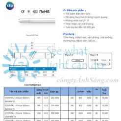 bong philips essential led tube 16w 8w 865 AP I G www.congtyanhsang.com