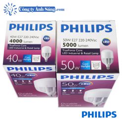 Bong Led Tru Philips 50w E27 Bong Led Tru Philips 40w E27 Philips T Force 50w 40w (2) Www.congtyanhsang.com
