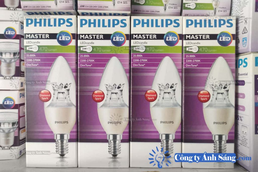 Bong den PHILIPS Master LED candle 6W E14 DIM (2) www.congtyanhsang.com