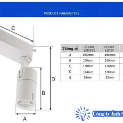 Den roi PHILIPS ST030T LED8 8W LED12 14W LED20 23W LED30 35W (9) www.congtyanhsang.com