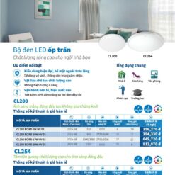 Đen op tran LED PHILIPS CL200 6W D225 www.congtyanhsang.com