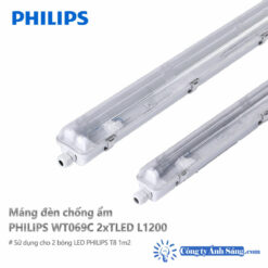 Bo den chong nuoc LED PHILIPS WT069C 2xTLED L1200 www.congtyanhsang.com