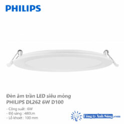 Den am tran LED PHILIPS DL262 6W D100 www.congtyanhsang.com
