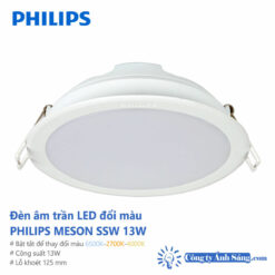 Den am tran LED PHILIPS Meson SSW 13W D125 www.congtyanhsang.com