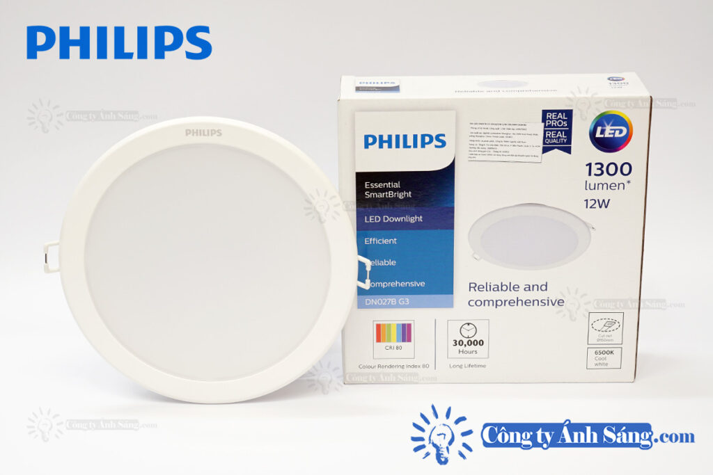 Den am tran LED PHILIPS DN027B G3 LED12 12W D150_congtyanhsang.com