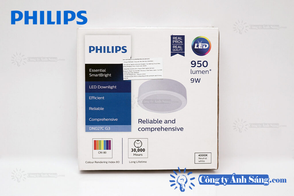 Den op tran LED PHILIPS DN027C G3 LED9 9W D150 (3)_congtyanhsang.com